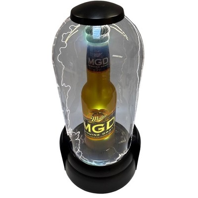 MGD Miller Genuine Draft Light-Up Bottle Electric Plasma Lamp