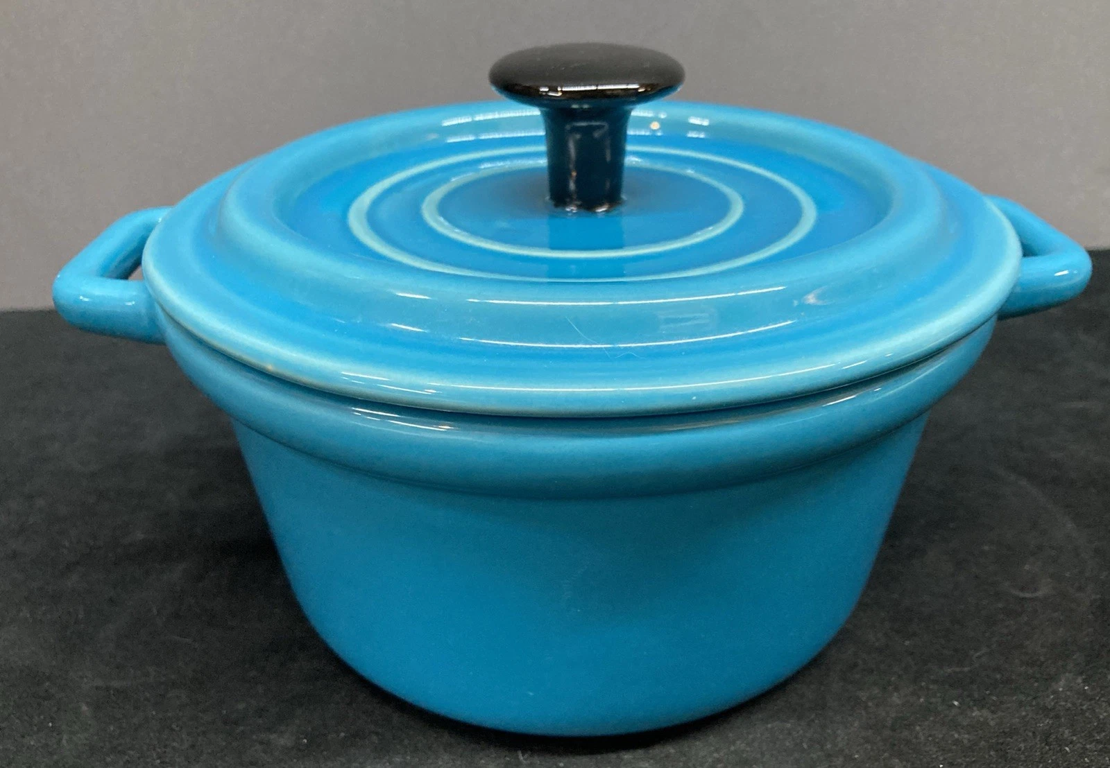 Turquoise Ceramic Crock 3.5 Quart