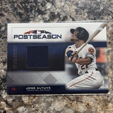 Topps 2019 Postseason Performance Relics Jose Altuve /99 Astros PPR-JA MEM