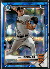 Will Bednar - 2021 Bowman Draft Sapphire Card BDC-197 San Francisco Giants