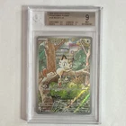 BGS 9 2025 Pokemon TCG Me02 Phantasmal Flames Meowth 106/094 IR Holo Eng