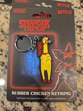 Paladone Stranger Things Season 5 Rubber Chicken Keyring Keychain 2025 New