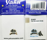 Yahu YMA4908 Messerschmitt Bf-109E (RLM02) 1/48 Instrument Panel