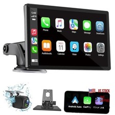 Wireless Carplay Screen for Car HD Portable Car Stereo Touchscreen with 7"