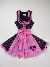Landhaus Authentic Folk German Bavarian Tyrol Dirndl Dress Oktoberfest Size 36