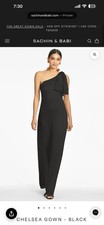 SACHIN + BABI CHELSEA GOWN NWT SIZE 2 BLACK