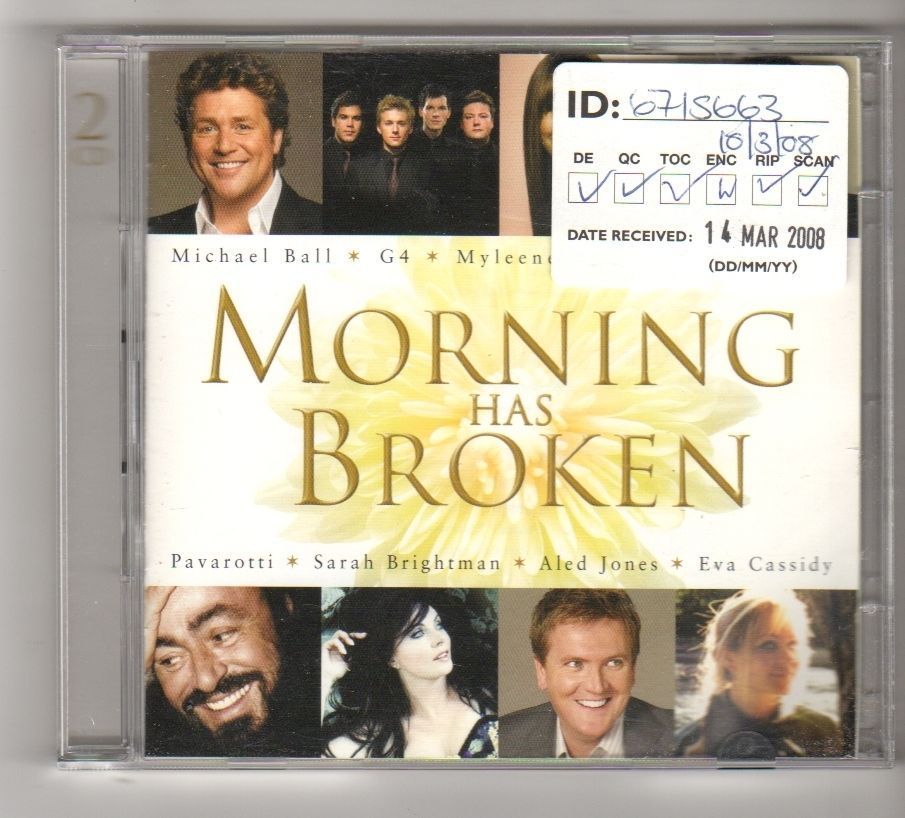 (FZ660) Morning Has Broken, 34 tracks various artists - 2008 double CD