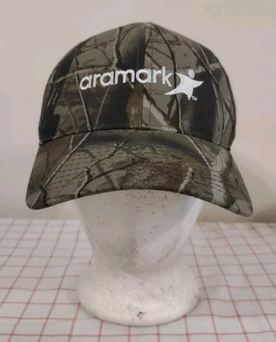 Aramark Camo Employee Cap Hat Green Adjustable Embroidered Realtree