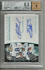 Troy Aikman-Emmitt Smith 2016 Panini Limited Dual Autograph #1/1 BGS 8.5