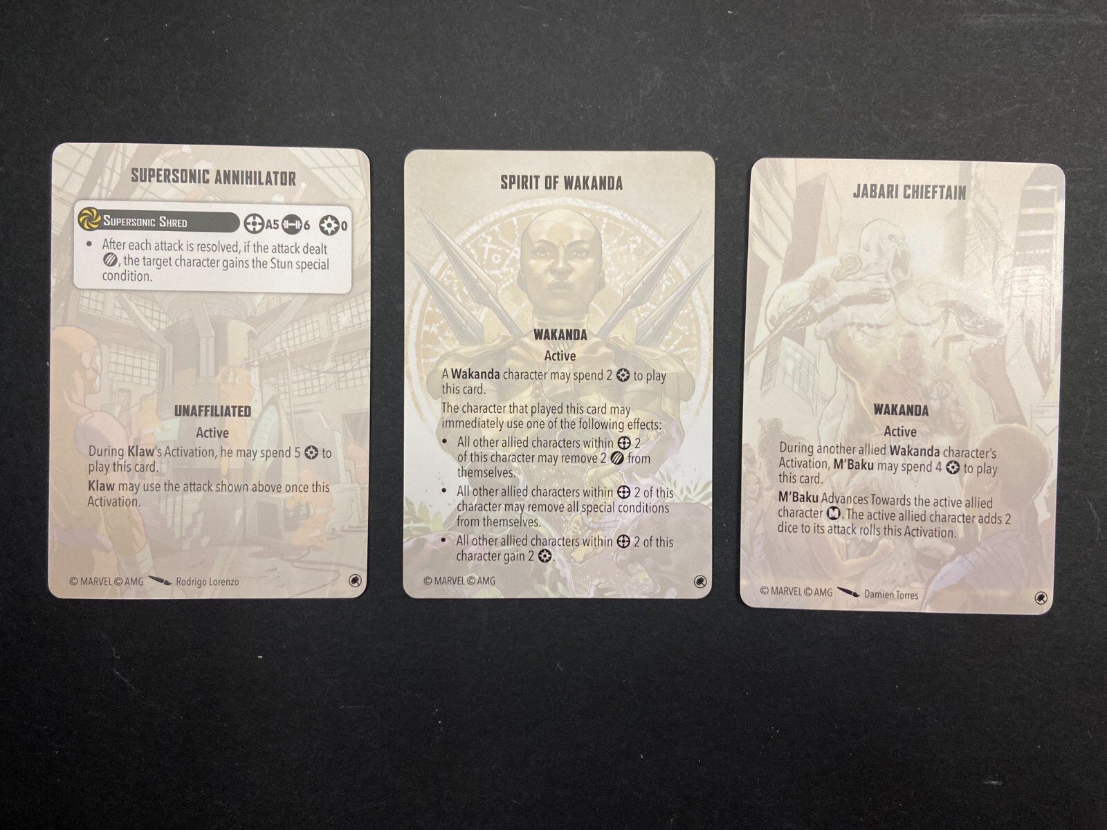 Карты Marvel Crisis Protocol предназначенные ТОЛЬКО для тактики Klaw и MBaku 3390₽