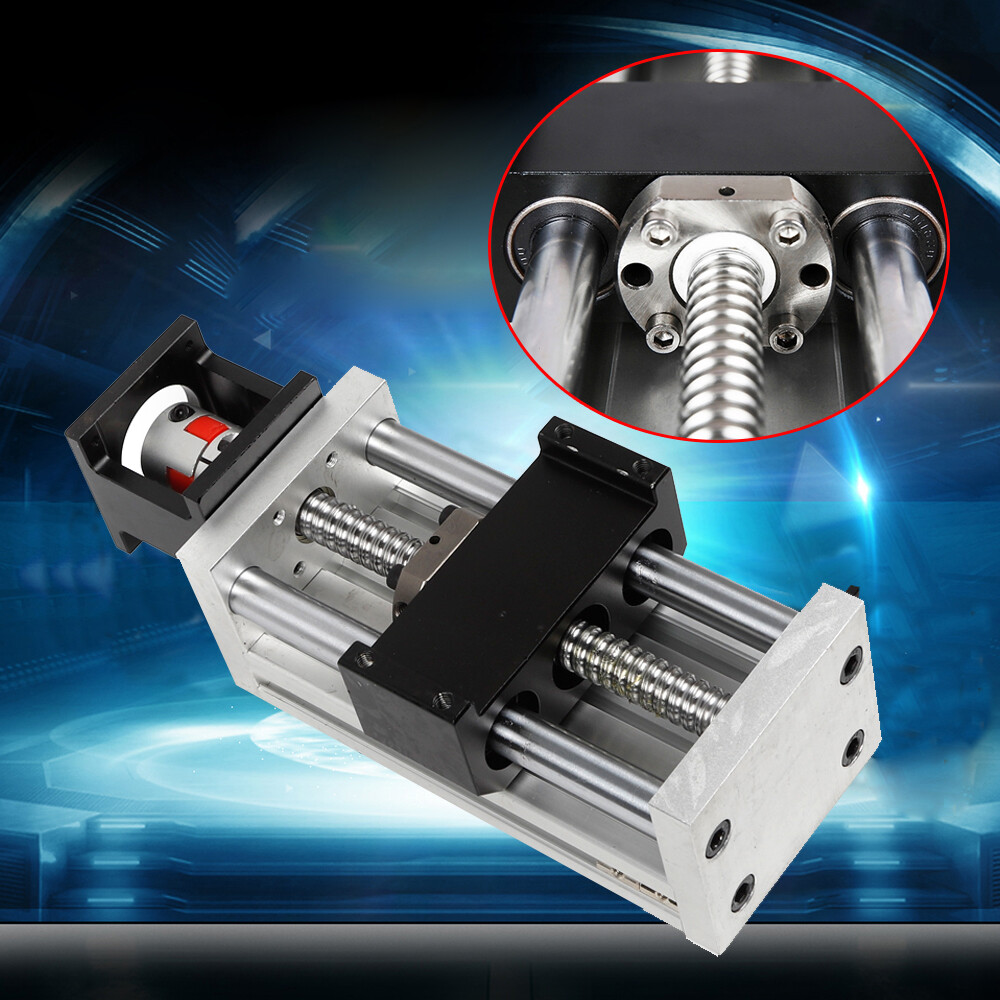 Motion Stage 100mm Linear Actuator Slide Table - Ball Screw Motion Rail ...