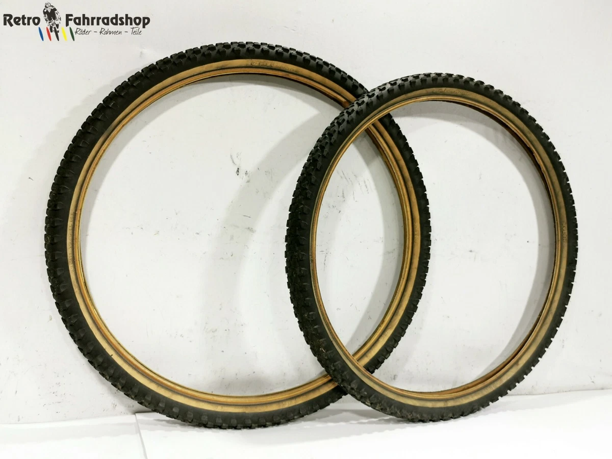2x Cheng Shin Tire MTB skinwall tires 26x1.95 retro year 1990/91 vintage cult TO