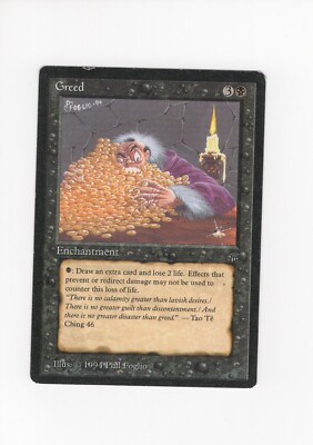 Greed Legends LP/MP MTG Magic the Gathering | eBay