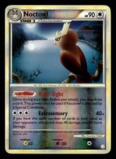 Pokemon Noctowl 8/123 HeartGold SoulSilver Reverse Holo Rare Card