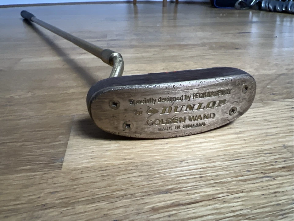 Left Handed Dunlop Technasport Golden Wand Putter 34.75” - Image 2 of 4