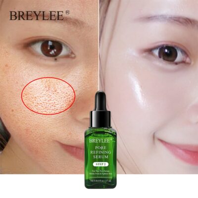 BREYLEE rétrécissement Pores sérum Pores resserre raffinage Essence hydratante