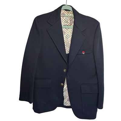 Vintage JCPENNEY mens blue suit jacket size 40R