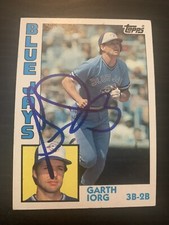 1984 Topps #39 Garth Iorg Toronto Blue Jays Signed Card Autographed