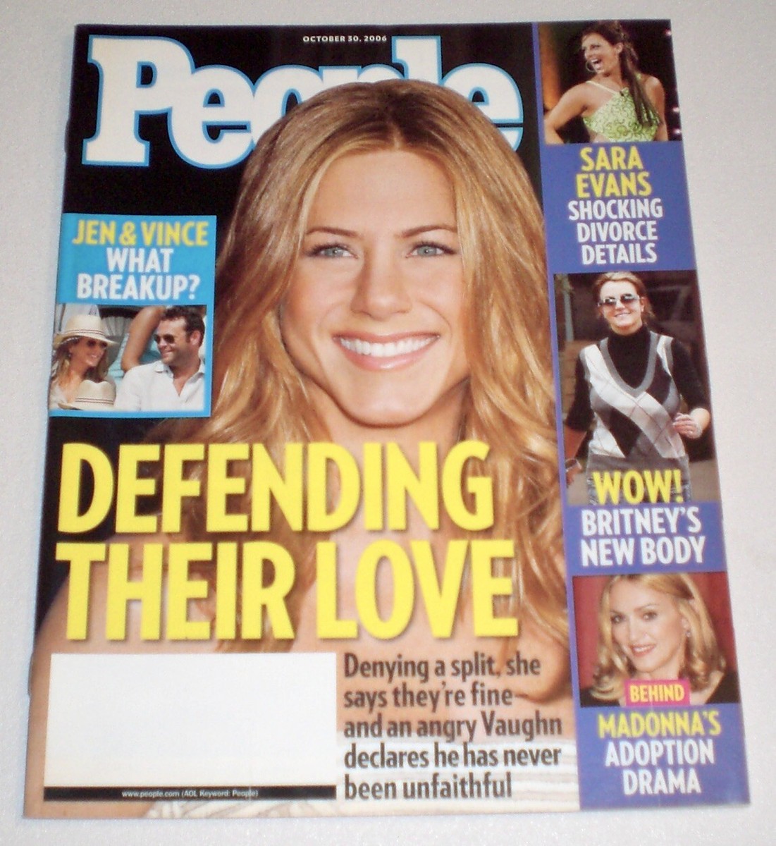 HARPER'S BAZZAR 2006年　Jennifer Aniston Harper's Bazaar US June 2006 American Original Vintage