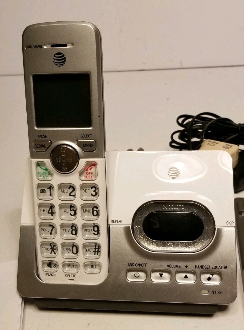 AT&T Cordless Phone Answering System EL52103 W/ Caller ID Call Waiting