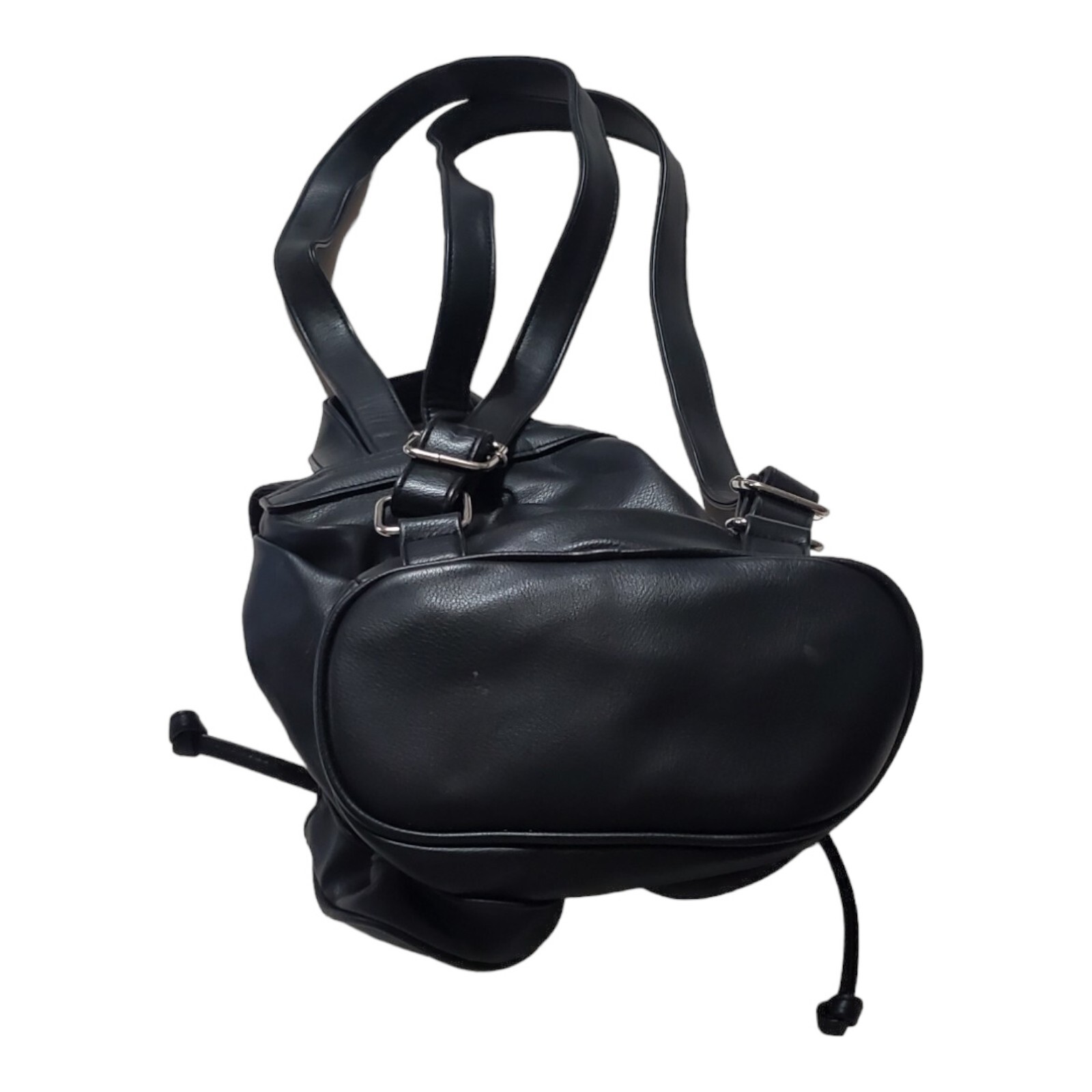 Wild Fable Mini Drawstring Backpack Handbag Black… - image 7