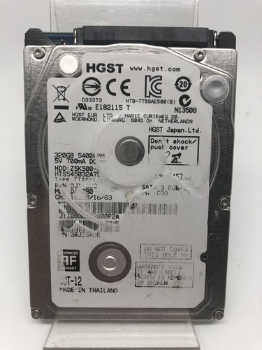 Interne Festplatte 320GB 2,5pouces HDD Hitachi Modell HTS545032A7E380 PC Hotel