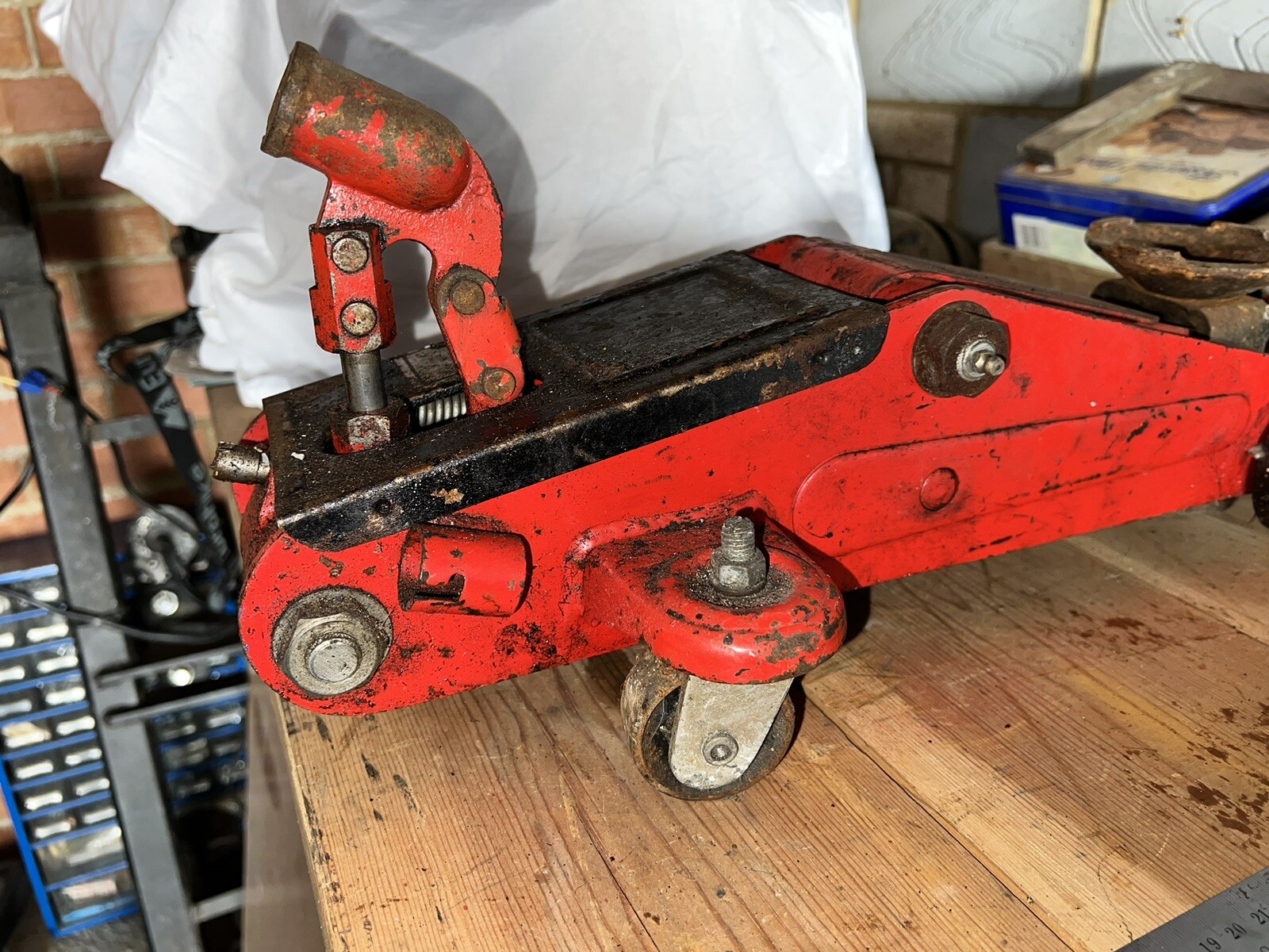 Vintage Heavy Duty Trolley Jack eBay