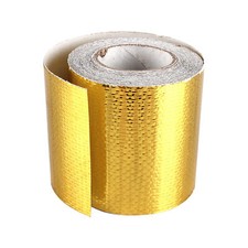 Aluminum Foil Duct Tape Heat Resistant Car Exhaust Pipe Duct Tape Sealing Silver