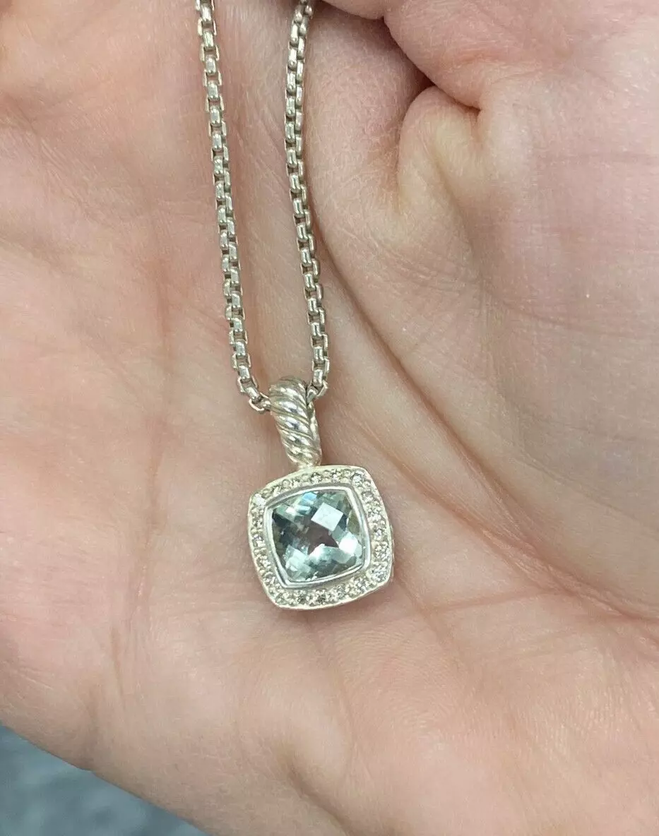 David yurman hotsell prasiolite pendant