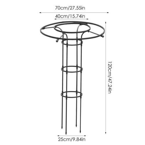 Vertical Umbrella Trellis Tower | Garden Trellis Climbing Plants Support Stand - Picture 8 of 16