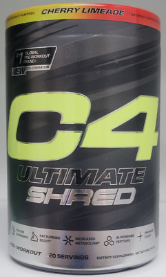 Cellucor C4 Ultimate Shred Pre-Workout - Pick Flavor (20 Servings)