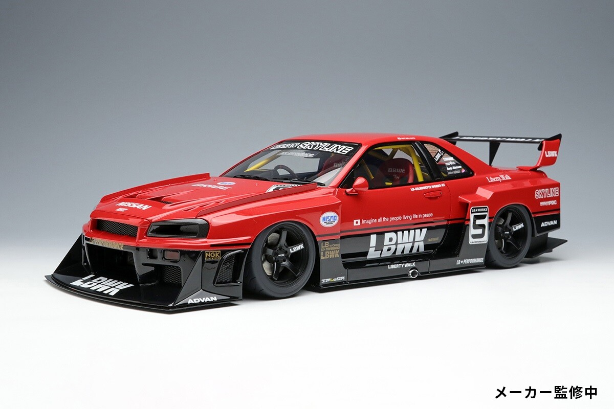 Eidolon 1:18 LB-ER34 Skyline GT-R Super Silhouette Tokyo Eidolon 1:18 LB-ER34 Skyline GT-R Super Silhouette Tokyo