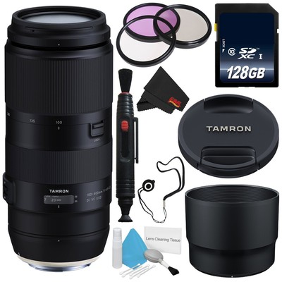 Tamron 100-400mm f/4.5-6.3 Di VC USD Lens Canon EF AFA035C-700 (Intl Model) + 67