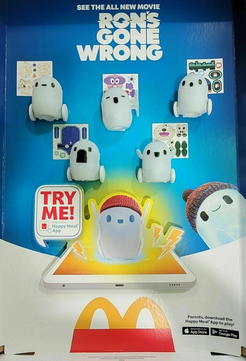 2021 McDONALD'S Ron's Gone Wrong HAPPY MEAL TOYS Or Set | eBay