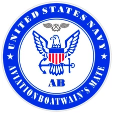 US Navy Aviation Boatswain's Mate Bumper Sticker Military Vinyl Soldier Decal 5"
