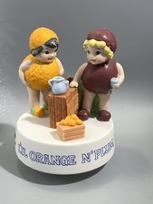 Vintage Sigma, Nature’s Children “Ollie Orange n Prunella Plum “ music box 1982