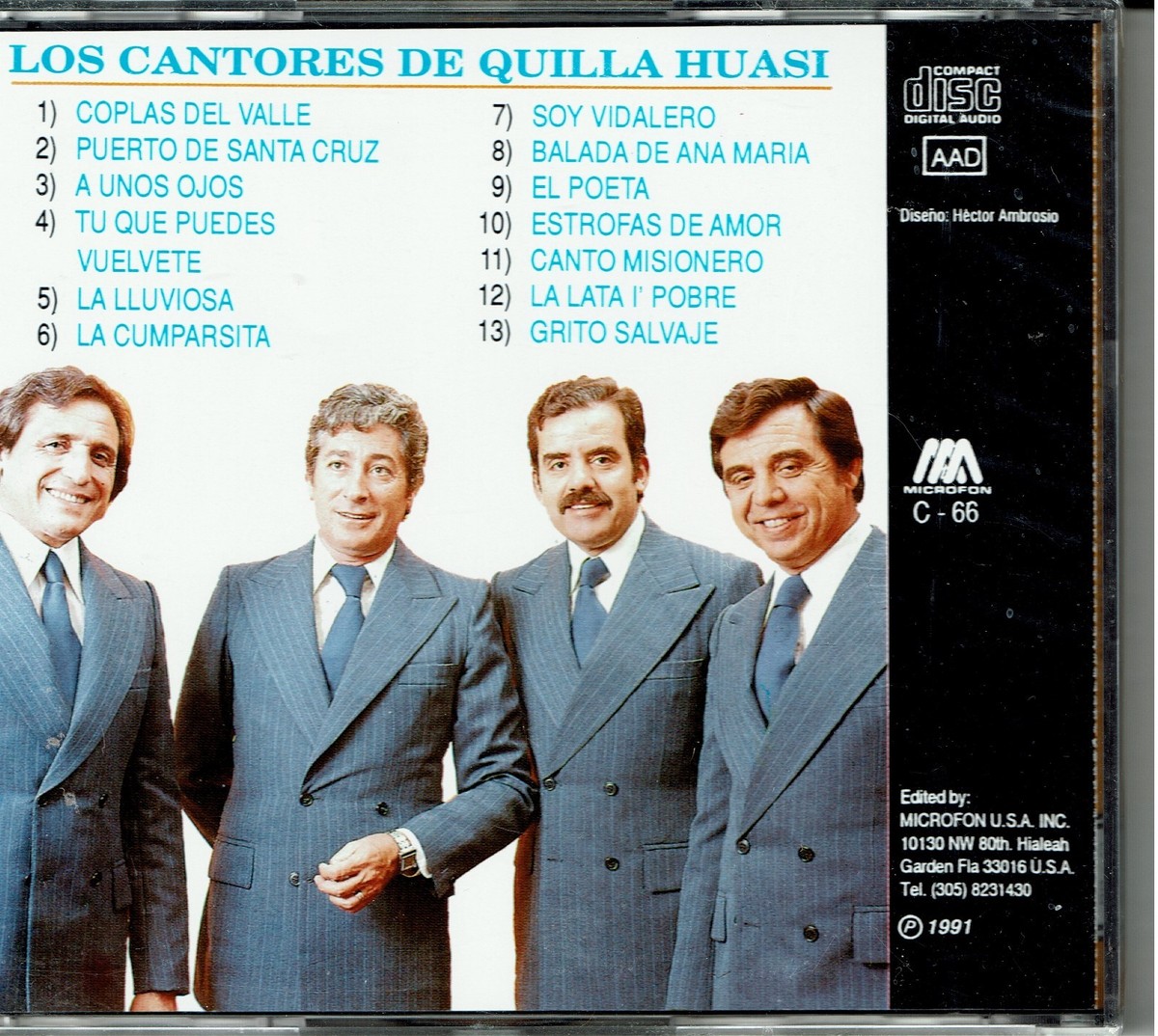 輸入CD Los Quilla Huasi; Quilla Huasi El Encanto De La Zamba   /00110 輸入CD Los Quilla Huasi; Quilla Huasi El Encanto De La Zamba