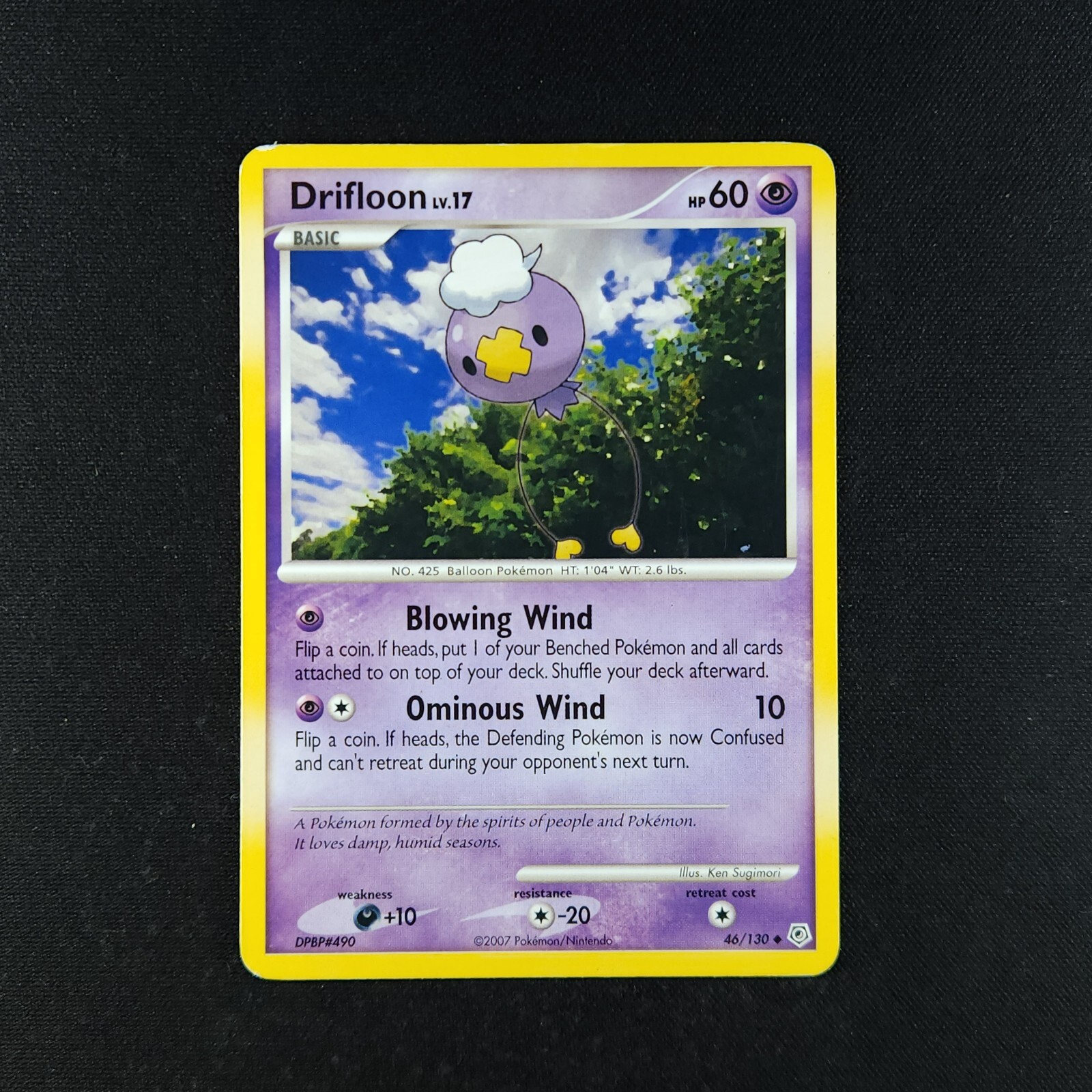 Drifloon 46/130 - Diamond and Pearl - Pokemon Card