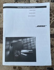 Bose Lifestyle 20 Music System Owner's Guide Manual