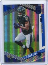 2019 Donruss Elite Status Rookies Justice Hill Rookie 3/43