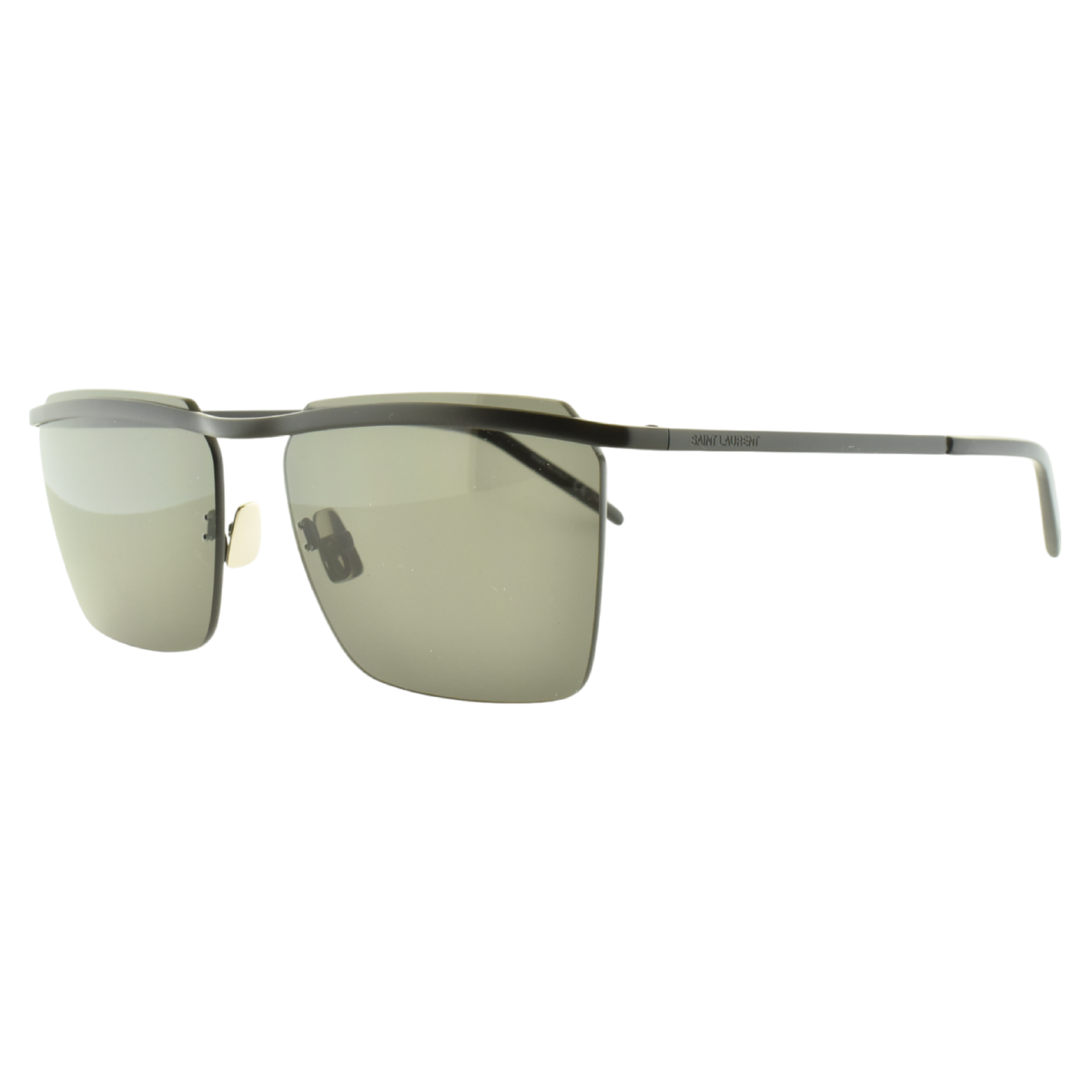 NEW! SAINT LAURENT SL 243 003 Black Square Rimless Unisex