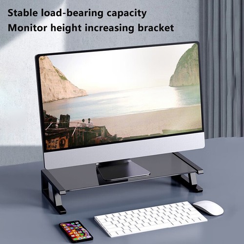 Desktop Computer Monitor Glass Stand Bracket With USB Type-C HUB PC Screen Ri-wf - Photo 5/24