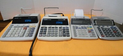 Canon P170-DH, Canon P23-DH V, Sharp EL-1850P, Sharp EL 1701V,(4 IN ONE LOT)!