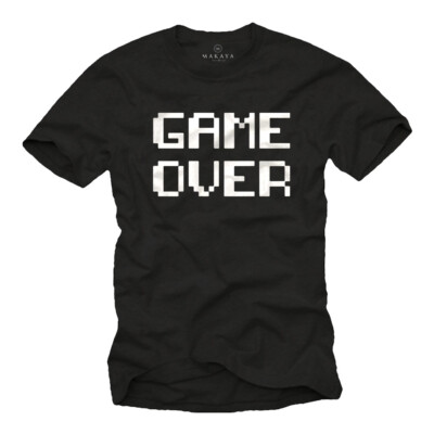 Gamer T-Shirt Mens Gaming Gift PC Men Boys Computer Nerd Black S-5XL