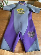 Vintage Stearns Sabre Mens Shorty Spring Wetsuit Size Large EUC