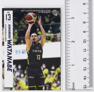 bbmカード HIRONORI WATANABE (BREX) -2021 B.LEAGUE Basketball Trading Card