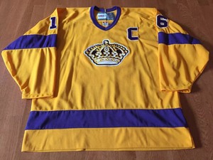 los angeles kings gold jersey