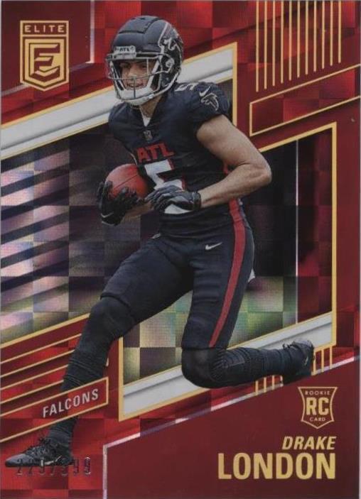 2022 Panini Donruss Elite - Rookies Drake London #120 Red /399 (RC) for ...