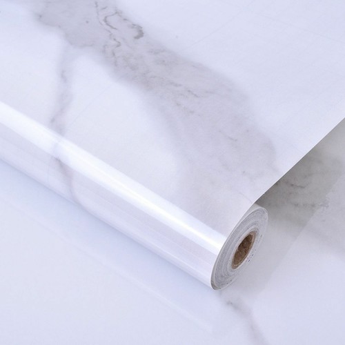 Marble Contact Paper Self Adhesive Peel & Stick Wallpaper PVC Kitchen Countertop - Picture 14 of 15