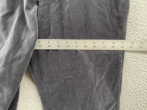 Vintage Y2K Floral Embroidered Velvet Velour Overalls in Size XL 14/16 NEW - Picture 9 of 15